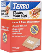 TERRO T720 Clothes Moth Alert Traps - 2 Non-Toxic, Safe Clothes Moth Traps