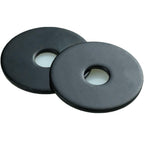 5/16 x 1-1/4 Inch 18-8(304) Stainless Steel Fender Washers, Black Zinc Plated Flat Washers for Screws and Bolts, 50 Pieces Large Repair Washers for Home and Industrial Use