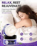 2024 Updated Magnesium Calm Cream:[Better Sleep][Calms Soothes] Magnesium Cream Relief Moisturizer, Hydrating, Nighttime Magnesium Lotion with Lavender Essential Oils, Sensitive Skin Friendly（2PC)