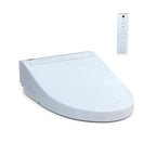TOTO® WASHLET® C5 Electronic Bidet Toilet Seat with PREMIST and EWATER+ Wand Cleaning, Elongated, Cotton White - SW3084#01