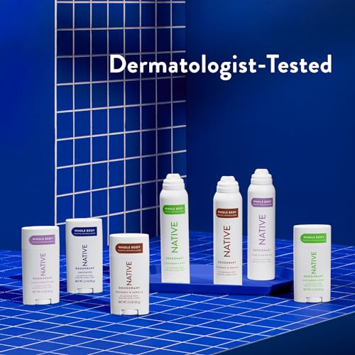 Native Whole Body Deodorant Spray Contains Naturally Derived Ingredients, Deodorant for Women & Men | 72 Hour Odor Protection, Aluminum Free with Coconut Oil and Shea Butter | Cucumber & Mint
