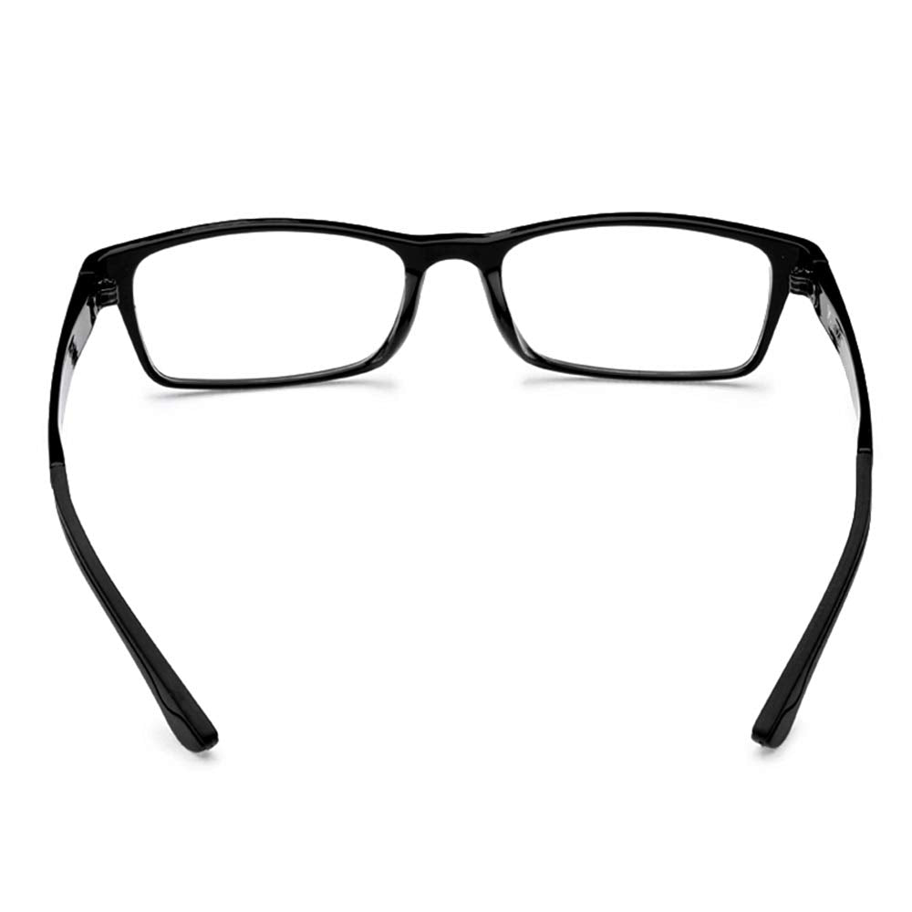 HUIHUIKK Distance Glasses Black Frame Shortsighted Myopia Glasses -1.00 Strength **These are not reading glasses**