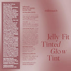 MILKTOUCH Jelly Fit Glow Lip Tint - Hydrating Lip Gloss with Long-Lasting Moisture, Color Stain, Lightweight Formula, Radiant Shine, Perfect for Daily Use, Korean Lip (10 Fallen Coco, 4ml)