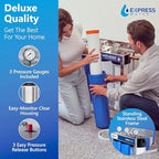 Whole Home Water Filter System| ANTI-SCALE | 3 Stage Water Purifier Whole Home, Top-Tier Anti-Scale Filter Specially Designed to Prevent Scale Build-Up, Protects Appliances, No More Descaler Solution