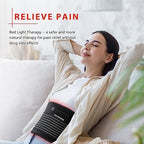 Red Light Therapy Belt for Body Comfort - APP-Controlled Wearable Dual Power Modes, Ideal for Women (Black4)