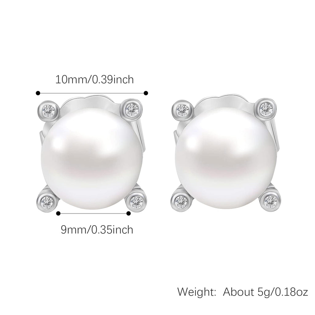 Myshiwu Designer Inspired Twisted Cable Wire Imitation Pearl Stud Earrings for Women Antique Fashion Brand Jewelry Gift (Twisted Cable Pearl Stud)
