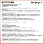 Focipeysa Wispy Lash Clusters 360pcs Eyelash Extension 30D 40D 50D Individual Lashes 9-16mm Mixed Eyelash Clusters Natural Lash Extensions with Lash Bond and Seal and Tweezers DIY Cluster Eyelashes