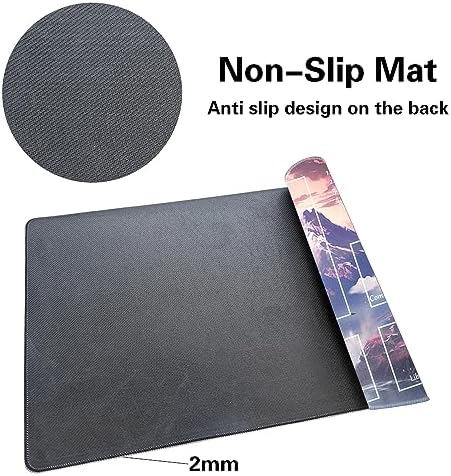 MTG Playmat Size 24x14in Free Storage Bags Non-Slip Backing, Ideal for Card Game Enthusiasts TCG Playmat (Sakura Kasumi-Deck)