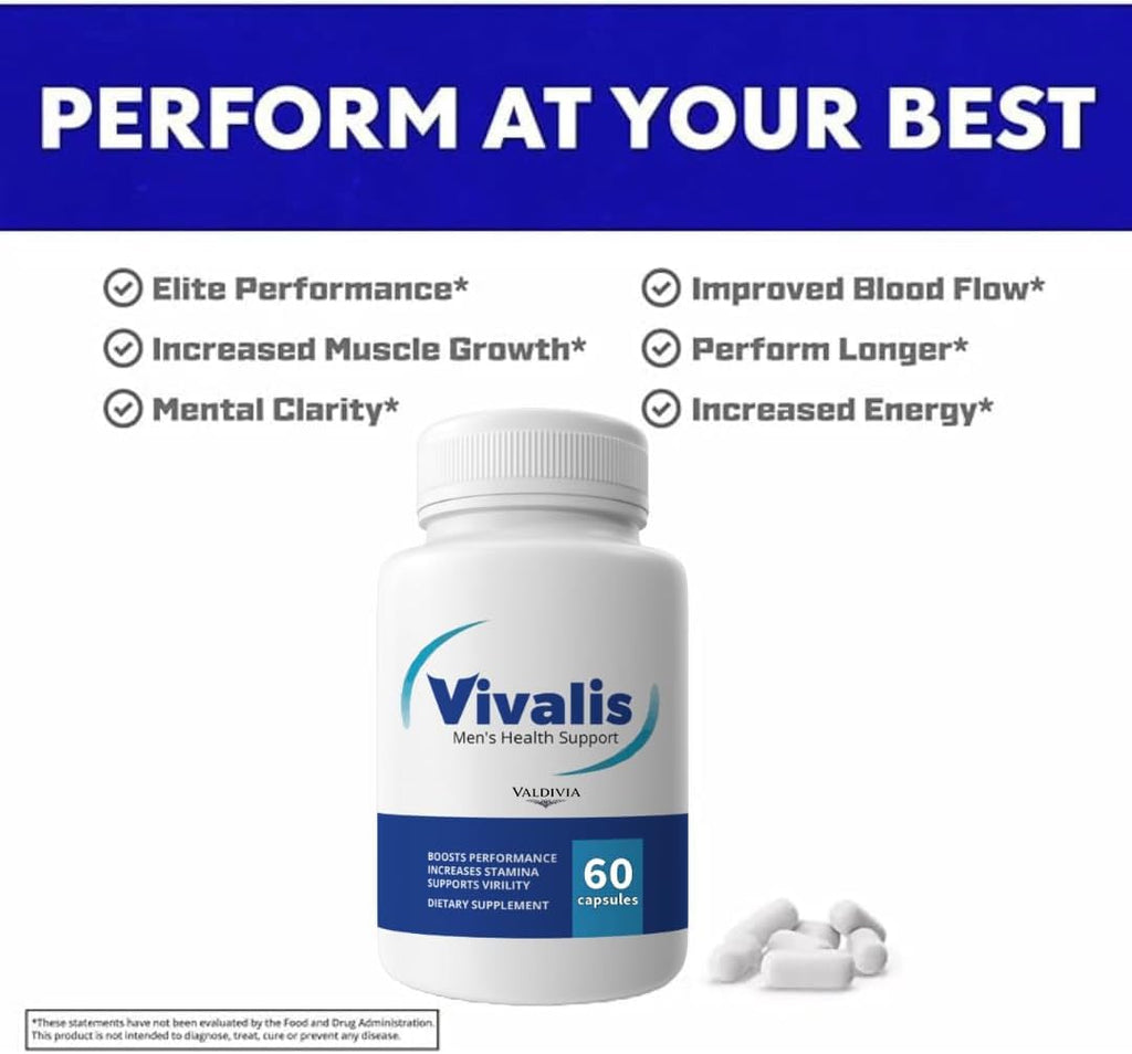 VIVALIS Capsules Advanced Formula Supplement Pro Maximum Strength Support, Capsules for Health Support Premium Formula (60 Capsules) (1 Month)