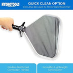 HYDROTOOLS By SWIMLINE 80900 Professional Series Service-Grade Leaf Skimmer Head With Extra Large Scoop Edge For Swimming Pool Spa Pond Hot Tub Leaves Bugs Debris Cleaning Heavy Duty Extra Large