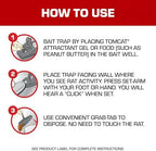 Tomcat Secure-Kill Rat Trap, Features Aggressive Secure Catch Design to Trap and Kill, 2 Traps