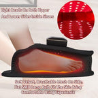Cordless Red Light Therapy for Foot Pain Relief 4000mAh Battery Portable Wireless Near Infrared Light Therapy Slippers Feet Devices Wearable Wrap for Feet Muscle Relax Treatment Pad