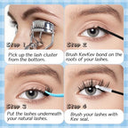 KevKev Lash Clusters 168 Pcs Cluster Lashes DIY Lash Extensions Mixed Styles Individual Lashes Eyelash Clusters Thin Band & Soft False Lashes Wispy Natural Lash Extension Clusters (Cirrus, D-8-18mix)