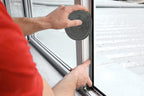 Bruiefpap 39.4FT Weather Stripping for Doors and Windows, Self-Adhesive Soundproofing Door Seal, Door Insulation for Sliding, Exterior, Frames and Front, 0.35'' Wide x 0.35'' Thick, White