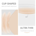 VOCH GALA Premium Nipple Covers, Sticky Bra Alternative, 2 Pairs Crème