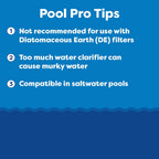 In The Swim Super Clarifier – Fast-Acting, Highly Concentrated Pool Water Clarifier for Crystal Clear Water & Improved Filter Efficiency – for Sand & Cartridge Filters - 1 Quart