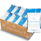 Sarasota Coffee Ground Packets | Colombian Medium Roast | Bulk Packs | Gourmet Columbian Low Acid Mold Free Singles Individual Pouches for 12 Cup Coffee Maker | 1.75 Ounce Bags, 100 Count