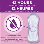 Poise Incontinence Pads for Women, Ultimate Absorbency, Long, Original Design, 108 Count (4 Packs of 27)