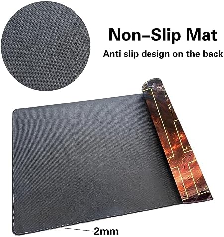 MTG Playmat - Non-Slip Backing Printing, Ideal for Card Game Enthusiasts TCG Playmat (Dimensional Sword Art-Deck)