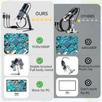 Ninyoon Full HD 1080P USB Digital Microscope Camera for iPhone iPad Android PC, 50-1000X High Definition Portable Handheld Microscope with Light for Coin Plants Trichome Soldering Skin Scalp