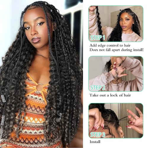 613 Blonde Braiding Hair 100g Deep Wave Bulk Human Hair Brazilian Virgin Curly Human Hair Extensions for Boho Braids No Weft 2 Braids Per Pack Wet and Wavy Human Hair Braiding Hair (#613, 20 inch)