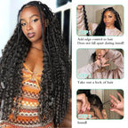 613 Blonde Braiding Hair 100g Deep Wave Bulk Human Hair Brazilian Virgin Curly Human Hair Extensions for Boho Braids No Weft 2 Braids Per Pack Wet and Wavy Human Hair Braiding Hair (#613, 20 inch)