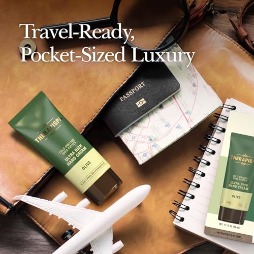 Ultra Rich Hand Cream – Intensive Hydration & Repair for Dry, Chapped Hands | Enriched with Shea Butter, Ceramides, Niacinamide (B3) & Panthenol (B5) (Olive, 1.7 fl oz, Pack of 5)