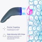 LED Acne Foe - Acne Spot Pimple Zit Treatment Device Red and Blue Light Therapy for Face, Facial Aesthetic Device, Blue