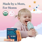 Lovebug Kids Probiotic Powder with Prebiotic Fiber - Toddler Immunity Support & Constipation Relief - USDA Organic Probiotics for Childrens Gut & Digestive Health (Ages 1-4) - 30 Pack (Unflavoured)