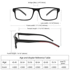 JAWSOCK 4 Pack Reading Glasses Blue Light Blocking for Men Women,Rectangular Frame Computer Readers with Spring Hinge,Reading Glasses for Men Women，Anti Eyestrain/UV Ray Eyeglasses (1.75x)