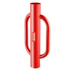 VEVOR Fence T Post Driver, 4.11" Inner Diameter Post Pounder with Handles, 22LB Heavy Duty Carbon Steel Hand Post Rammer, Farm Fencing Hole Digger for U Channel, Sign Pole, Wooden Post, Red