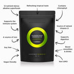 Tropeaka Superfood Greens + D - Antioxidant Green Powder for Energy, Immune System, & Gut Health, Rich in Chlorophyll & Essential Nutrients, Vitamin D, Vegan, Gluten Free, Non-GMO - 7oz (20 Servings)