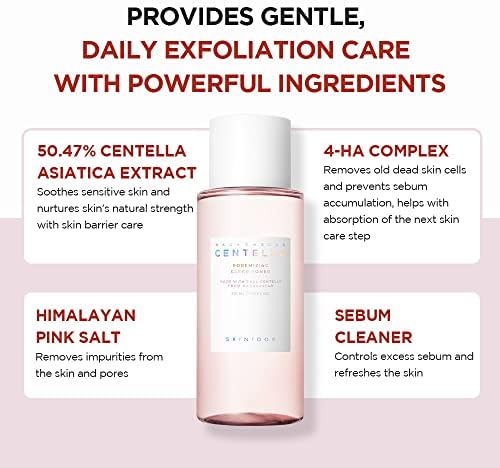 SKIN1004 Madagascar Centella Poremizing Clear Toner 7.1 fl.oz, 210ml for Keratin Plug and Sensitive Skin