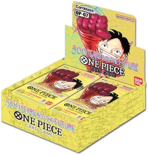 Bandai | One Piece Card Game: Booster Display - in The Future (OP-07) | Trading Card Display | for Kids Age 6+