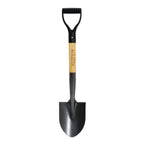 KOLEIYA Small Short Handle Shovel - 28 Inches Overall Length - Kids Metal Sand Shovel for Digging and Gardening - Metal + Wooden