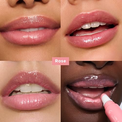 Clarins Lip Perfector | Award-Winning | Sheer Finish Lip Plumping Gloss | Instant 3D Shine | Nourishing, Hydrating, Softening | Contains Natural Plant Extracts With Skincare Benefits