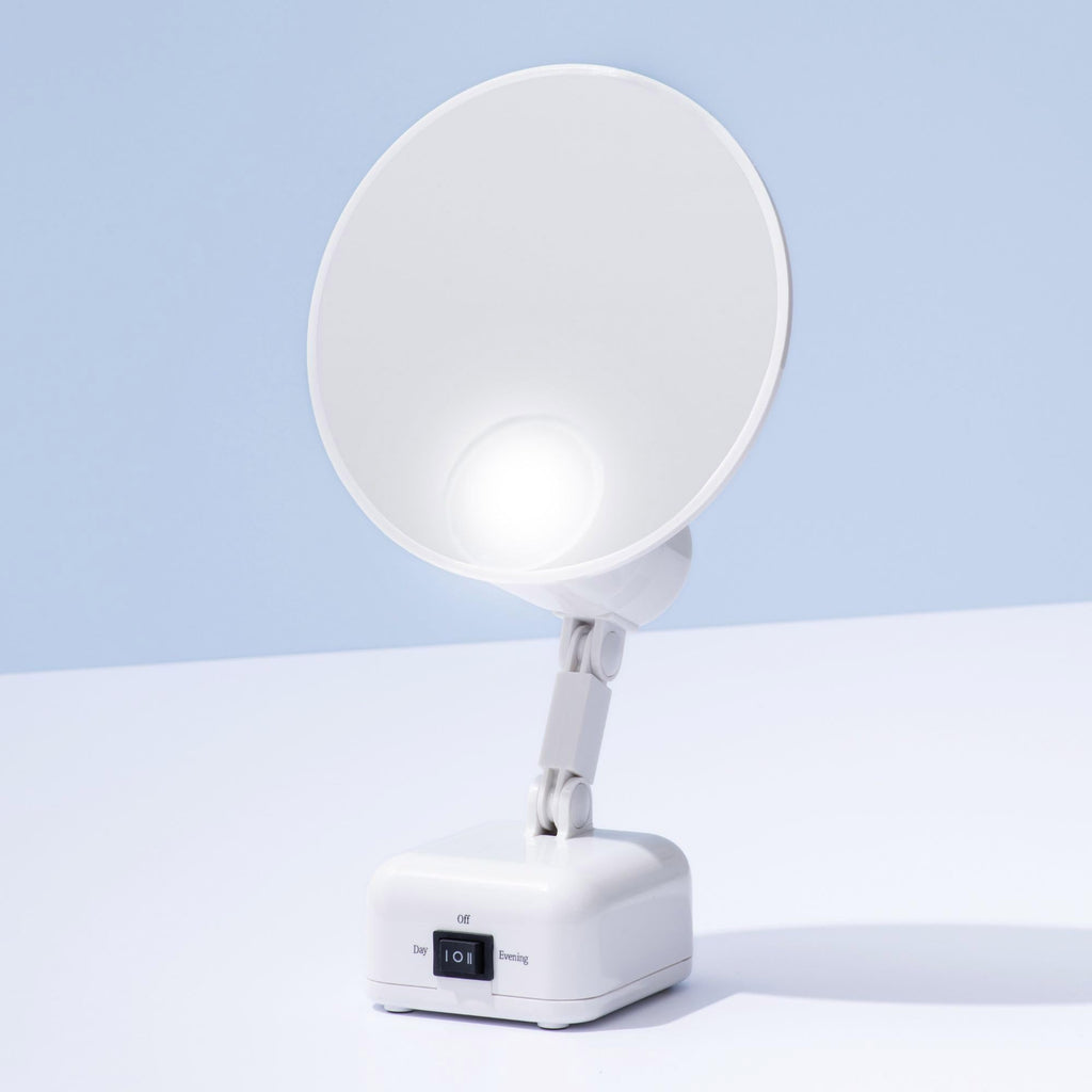 Floxite 15X Supervision Magnifying Mirror Light, Dove White