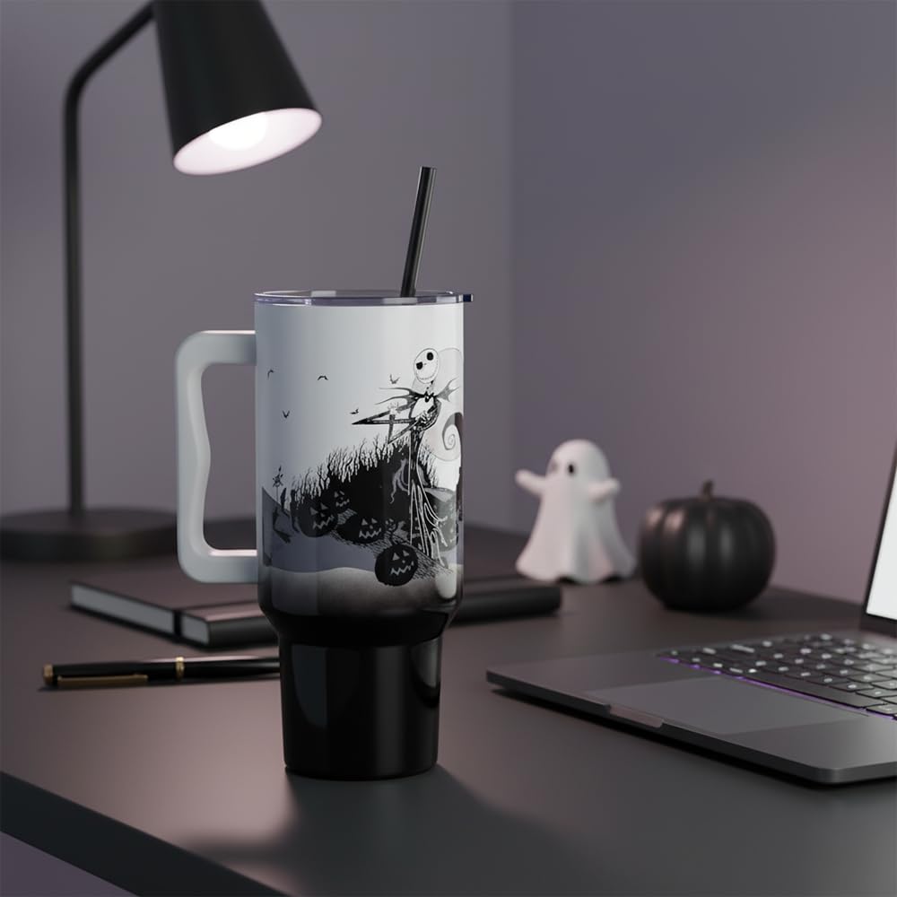 Silver Buffalo Nightmare Before Christmas, Stainless Steel Tumbler, 40oz