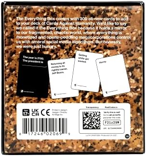Cards Against Humanity: Everything Box • 300-Card Expansion • Seamlessly Expand Your Deck