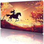 MTG Playmat Magic Card Playmat Game Mat,TCG & CCG Card Games Mat with Free Storage Bags Size 24 x 14 Inches (No with Zones,Star3)