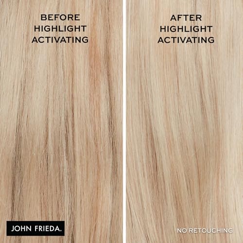 John Frieda Sheer Blonde Brightening Shampoo with Avocado Oil and Vitamin C - Revives Dull Highlights for Lighter Blondes, 8.45 Fl Oz