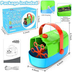Bubble Machine Durable Automatic Bubble Blower, 18000+ Big Bubbles Per Minute Bubbles for Kids Toddlers Bubble Maker Operated by Plugin or Batteries Bubble Toys for Indoor Outdoor Birthday Party