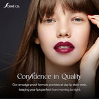 SORMÉ Smooch Proof Lip Stains with Matte Finish - Long lasting Lip Stain with A Felt-tip Nib Precision Lip Marker - Gluten Free, Vegetable Dye Based, Smear Proof, and Color Pop Lip Stain Marker - Vamp