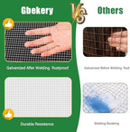 Hardware Cloth 1/4 inch 48in x 100ft 23 Gauge, Chicken Wire Hot-dip Galvanized After Welding Fence Roll Garden Plant Welded Metal Wire Fencing Roll, Rabbit Cages Snake Fence