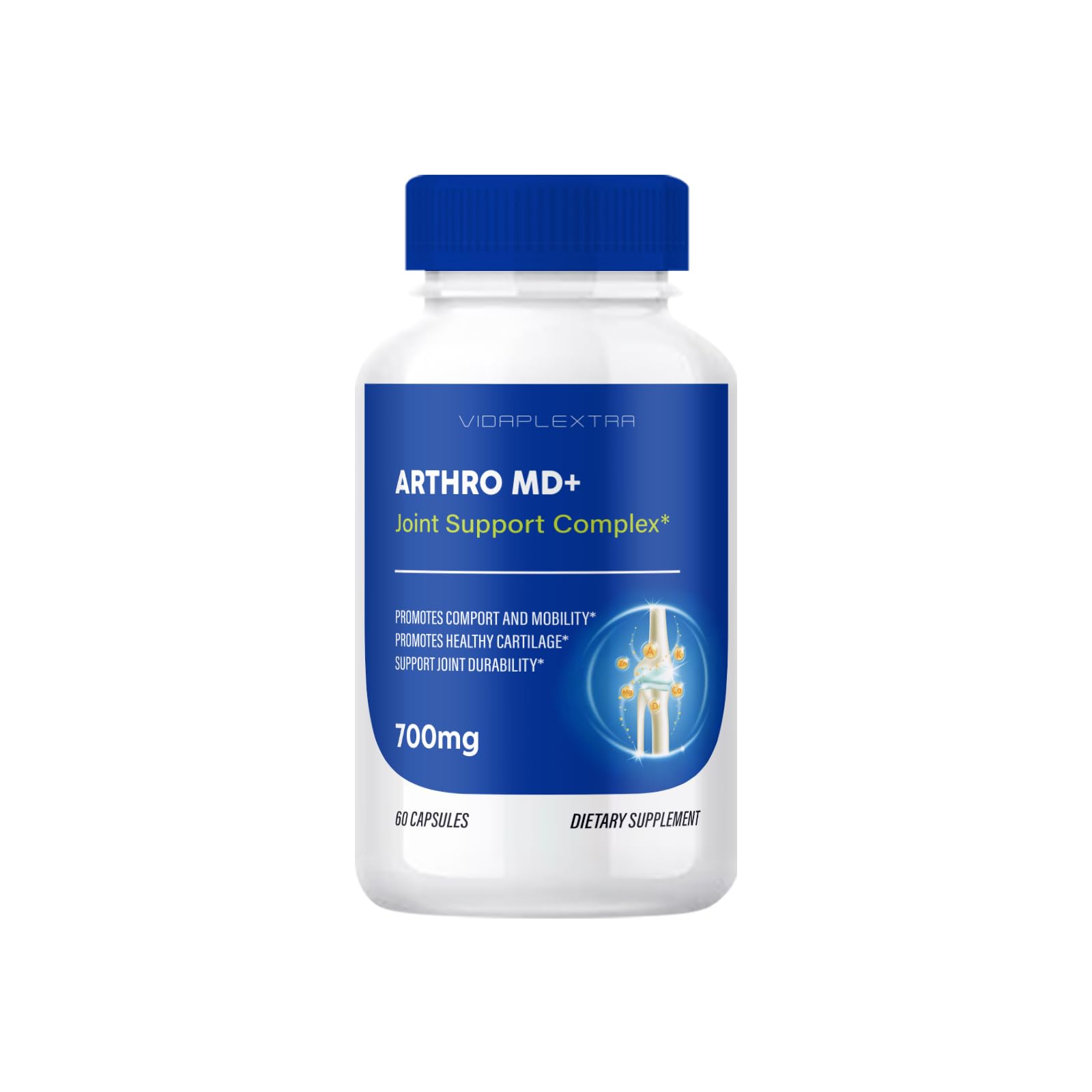 VIDAPLEXTRA Arthro MD Capsules - Arthro MD+ Complex Capsules (Single, 60 Capsules)