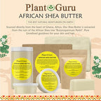 Raw African Shea Butter 16 oz. - 100% Pure Natural Unrefined IVORY - Ideal Moisturizer For Dry Skin, Body, Face And Hair Growth. Great For DIY Soap and Lip balm Making.