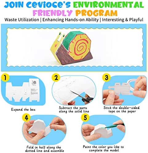 Cevei Cevoce Sensory Slug Fidget Toys for Adults & Kids - 6Pc Cute Autism Sensory Toy Set for Autistic Children, Ages 3+, (5.8 Inch)