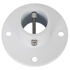 KUAFU Aluminum Slide Deck Flange w/Flange Bolt Diameter of 1.9" for Inground Swimming Pools (4 Pack)