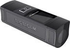 TACTACAM 6.0 Action Camera, 4k 60 FPS, 8X Zoom, Waterproof, Integrated Image Stabilization, One Touch Operation (6.0) Replacement Battery + Mount Options (Clamp Mount)