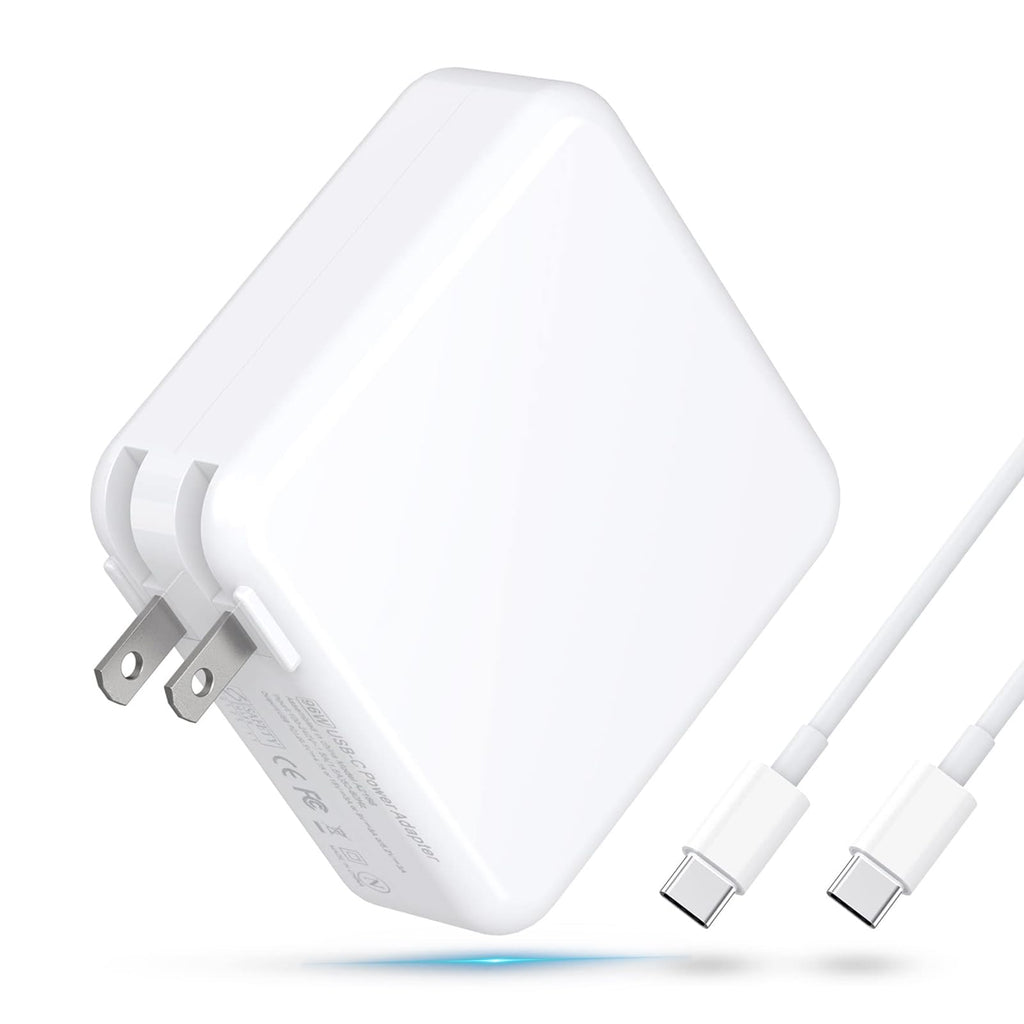 YOXYDIF Replacement MacBook Air & Pro Charger, 100W USB C Power Adapter, Compatible with MacBook Pro M2, M1, Air 13/14/15/16 Inch, iPad Pro, USB-C Devices, Fast Charging, White, 7ft Cable